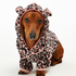 Fleece honden onesie, Roze