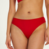 Slip br&eacute;silien Invisible Lace Back, Rouge