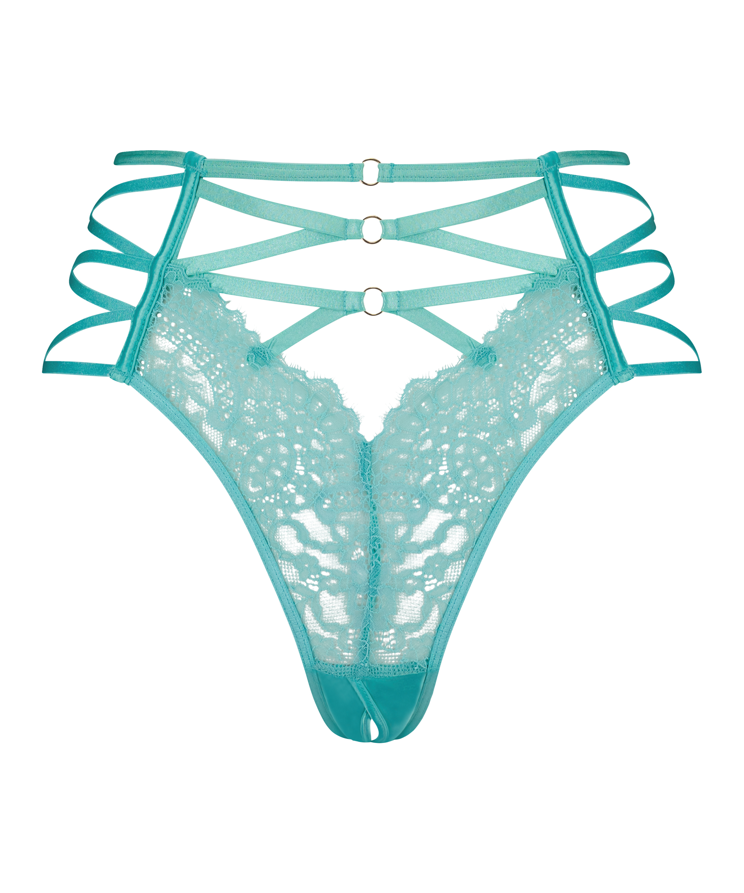 Brazilian met open kruis Monet, Groen, main