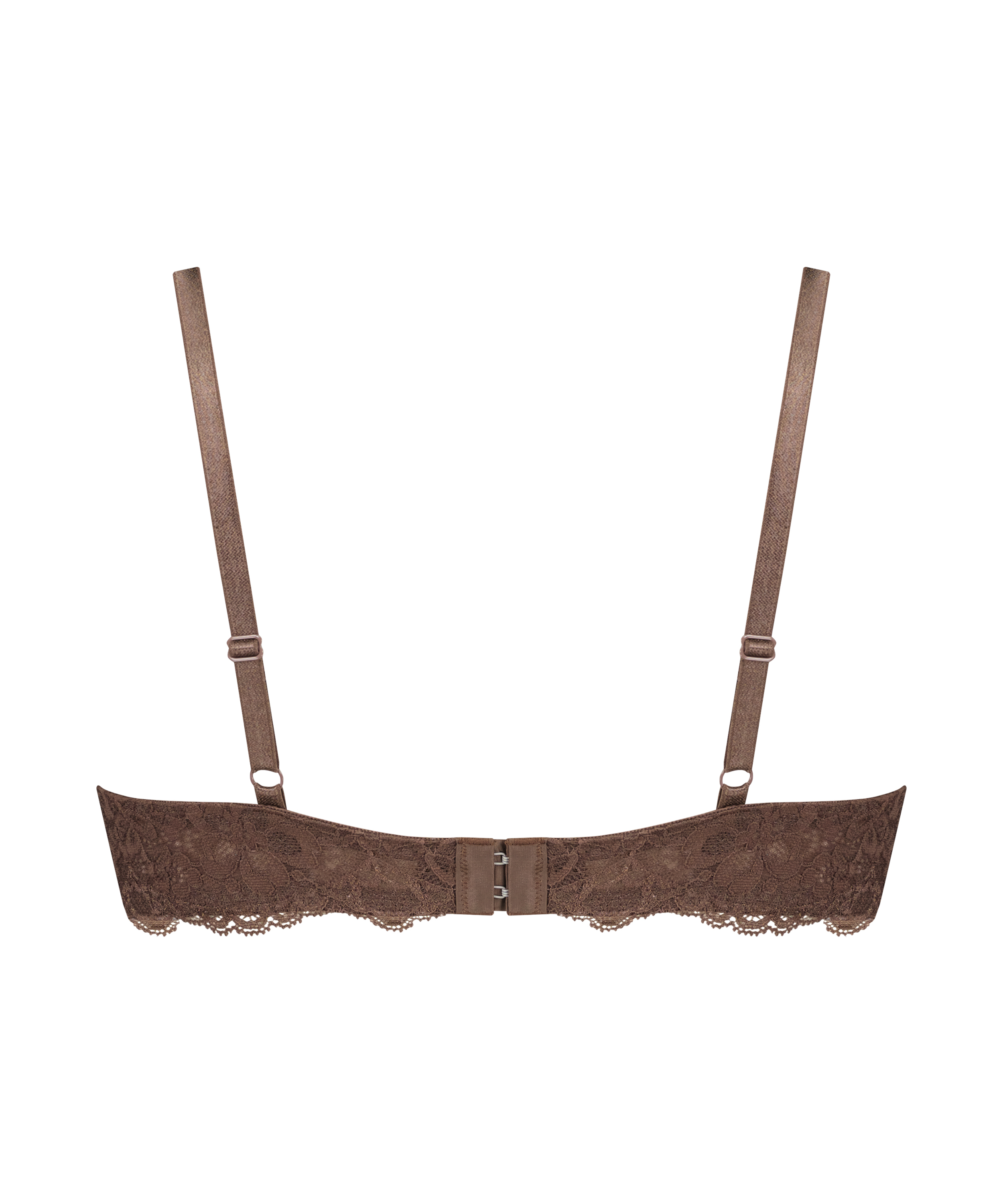 Niet-voorgevormde beugel bh Marine, Bruin, main