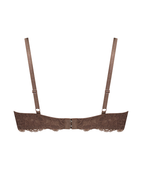 Niet-voorgevormde beugel bh Marine, Bruin