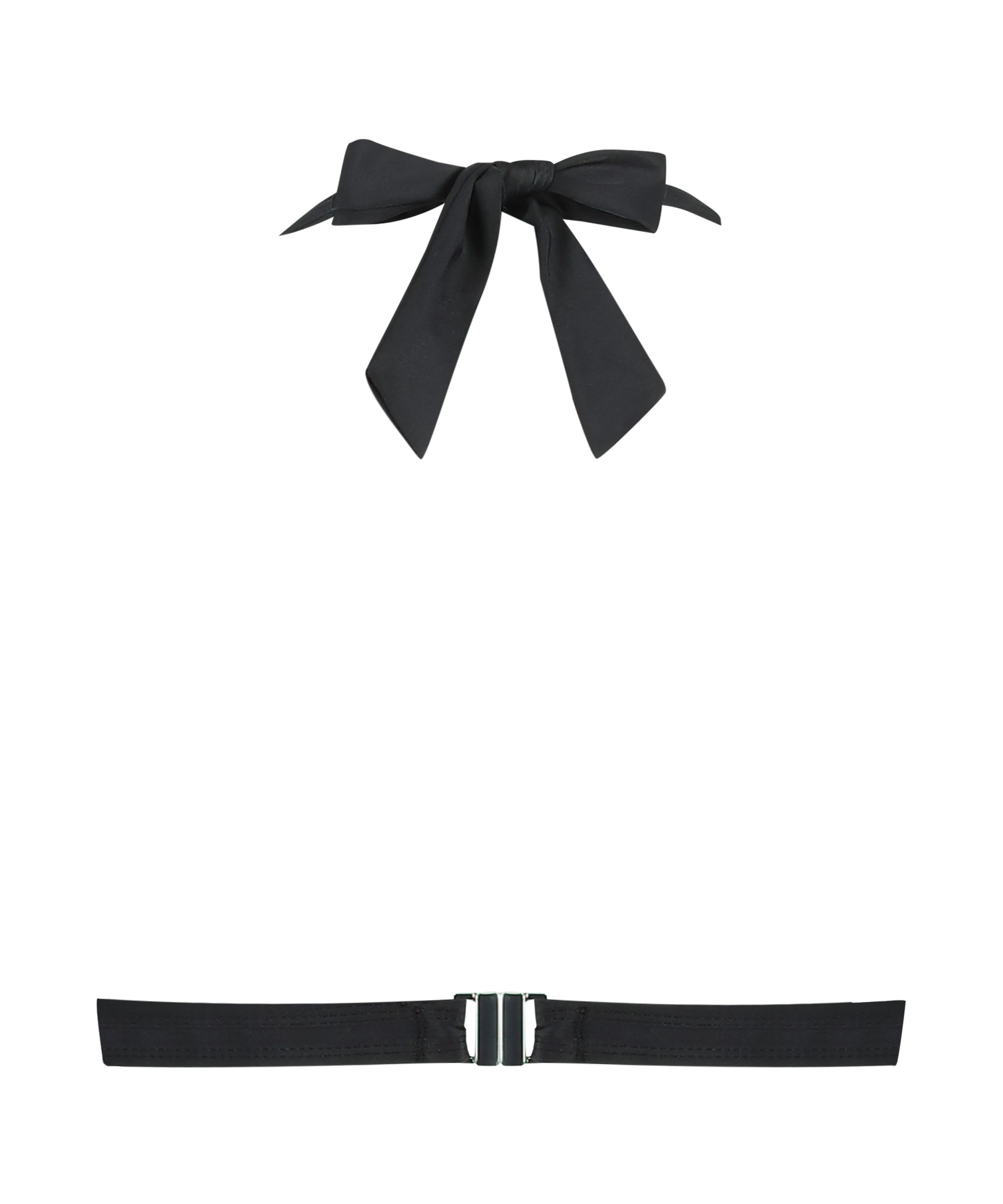 Triangel bikinitop Luxe, Zwart, main