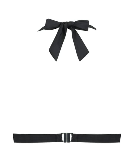 Triangel bikinitop Luxe, Zwart