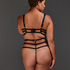 Soutien-gorge &agrave; armatures pr&eacute;form&eacute; push-up Shadow, Noir