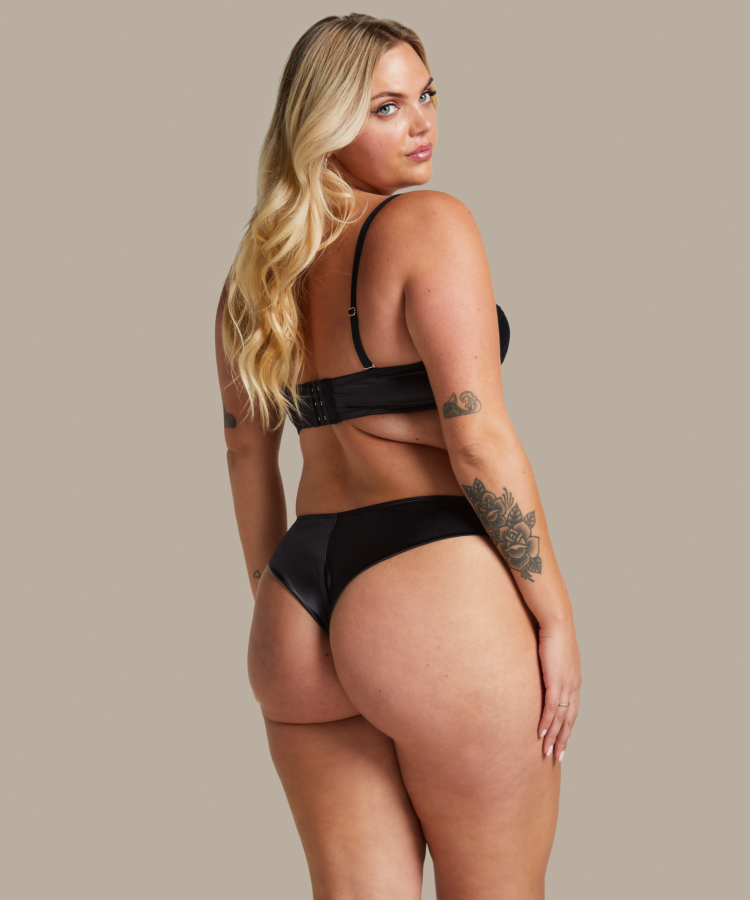 Voorgevormde strapless beugel bh Chalice, Zwart, main