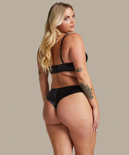 Voorgevormde strapless beugel bh Chalice, Zwart