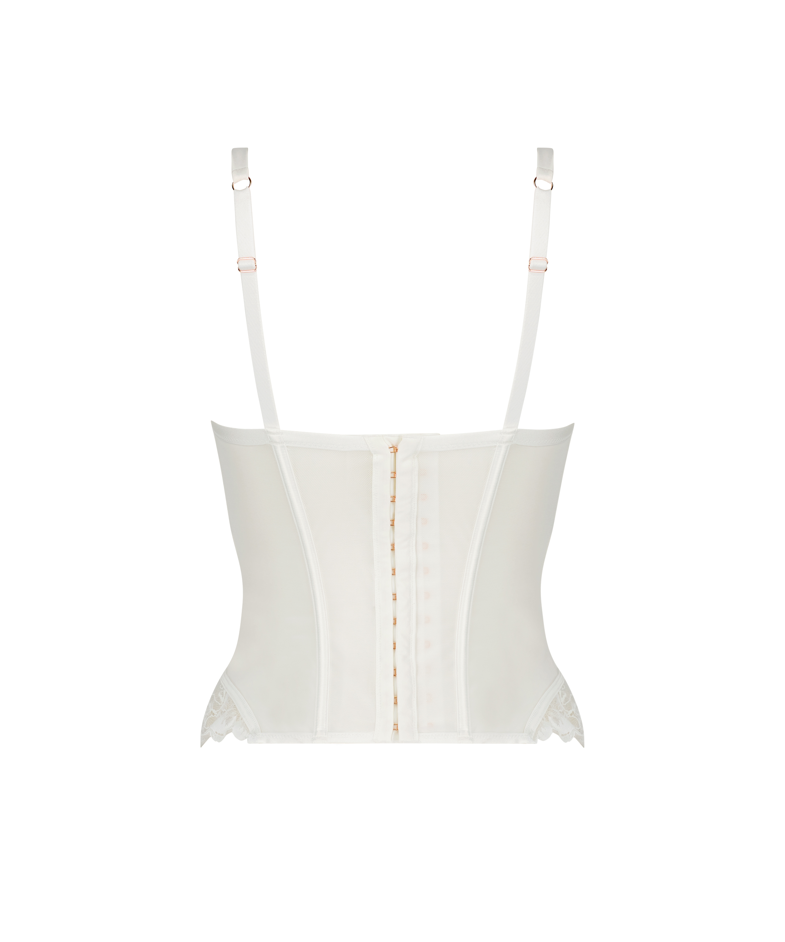Bustier Cesca, Blanc, main