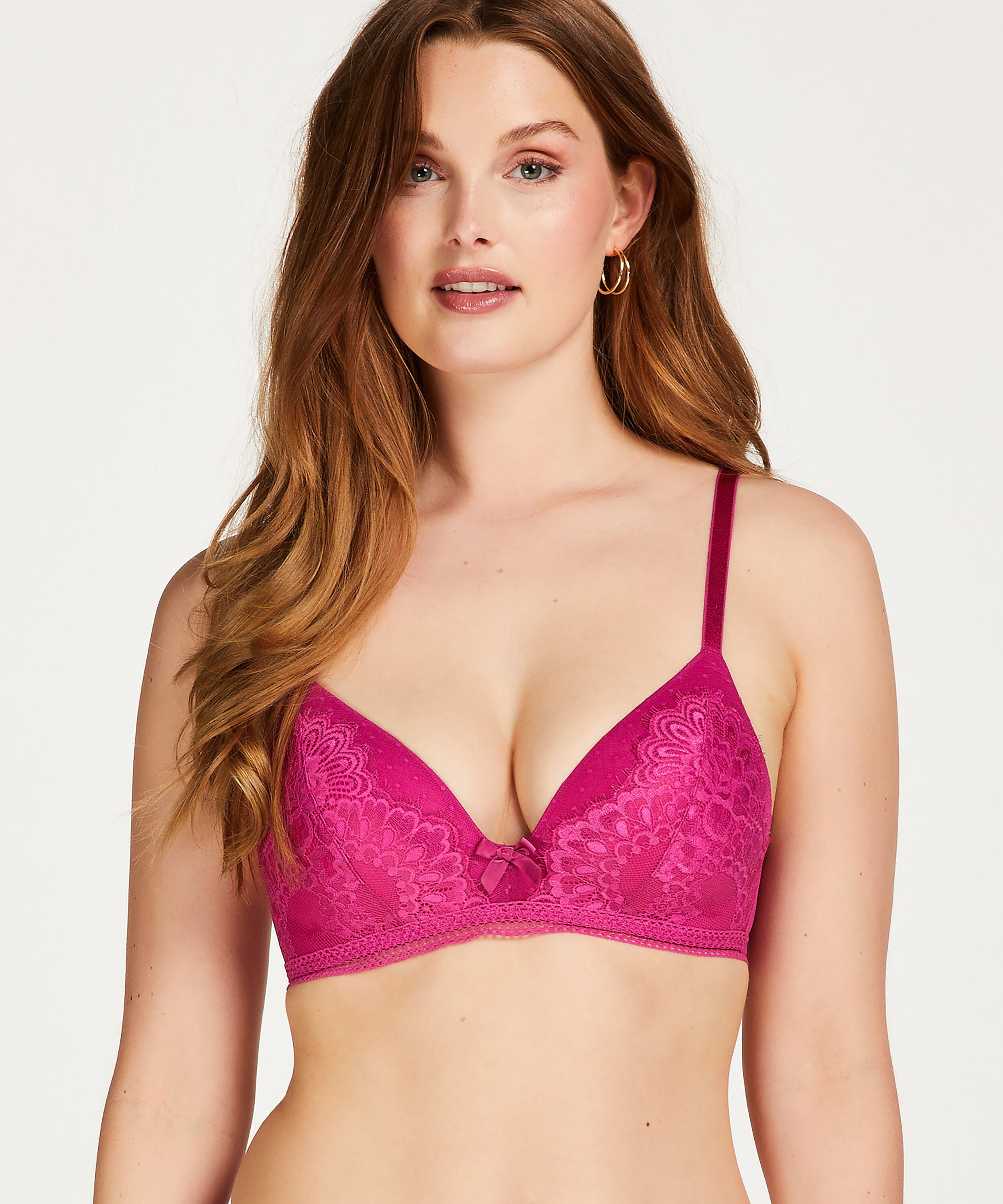 Soutien-gorge préformé sans armature Bessie, Rose