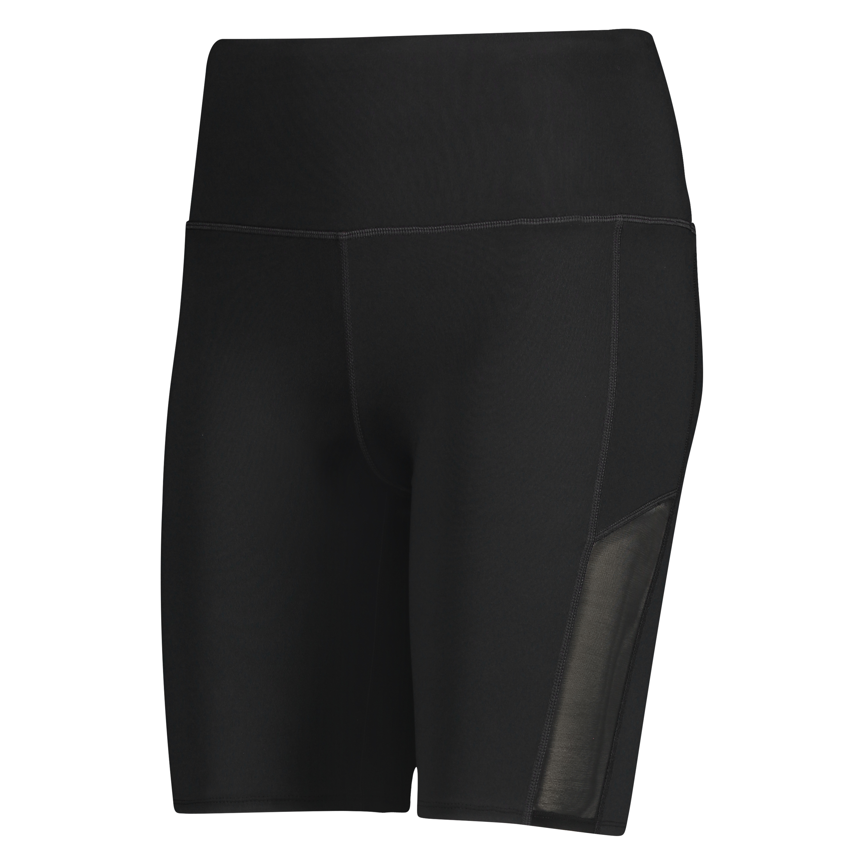 HKMX high waisted bike shorts, Zwart, main
