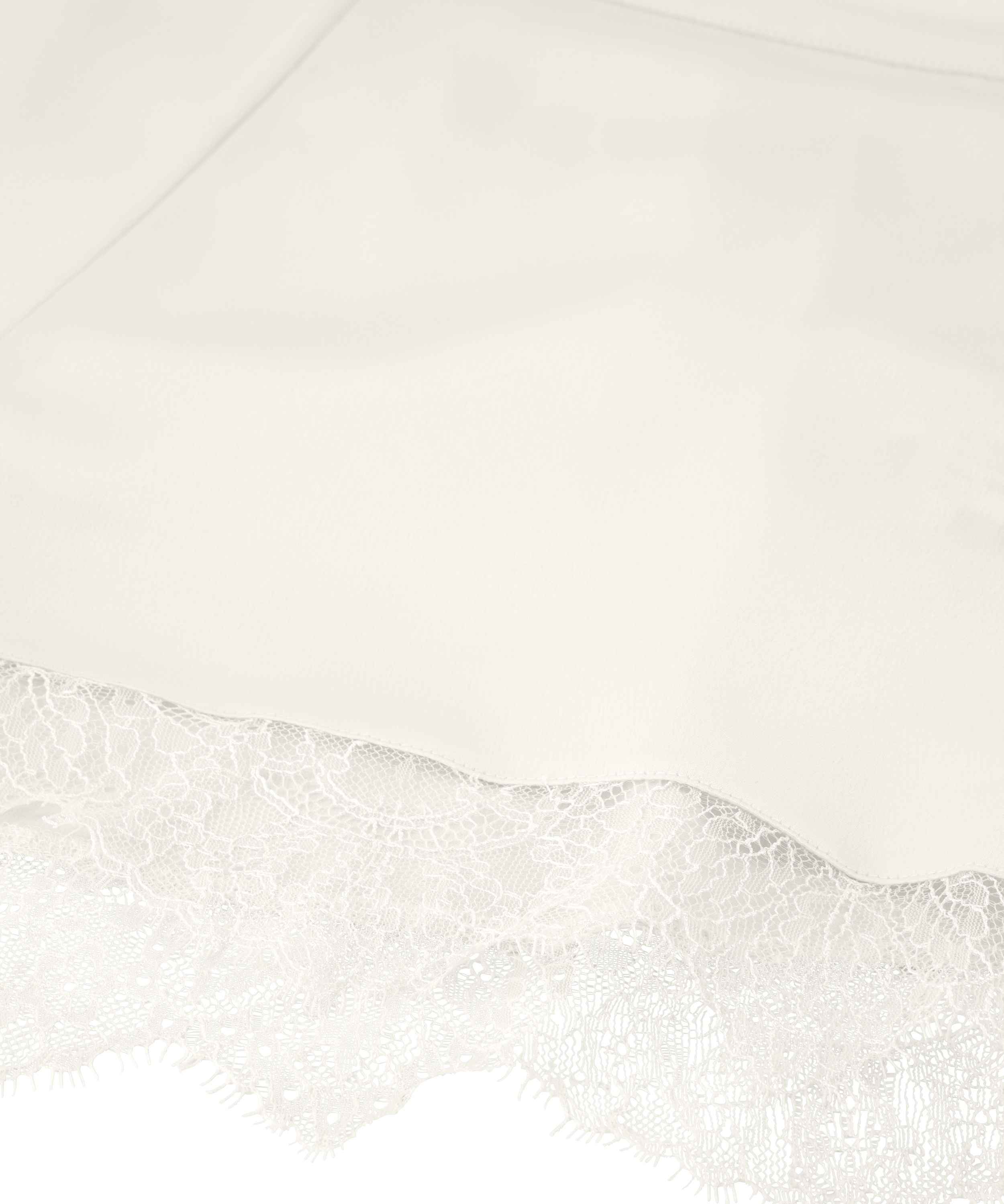 Short Satin Camille, Wit, main