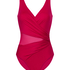 Maillot de bain Shaping Shell Mesh, Rose