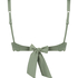 Triangel bikinitop Scallop, Groen