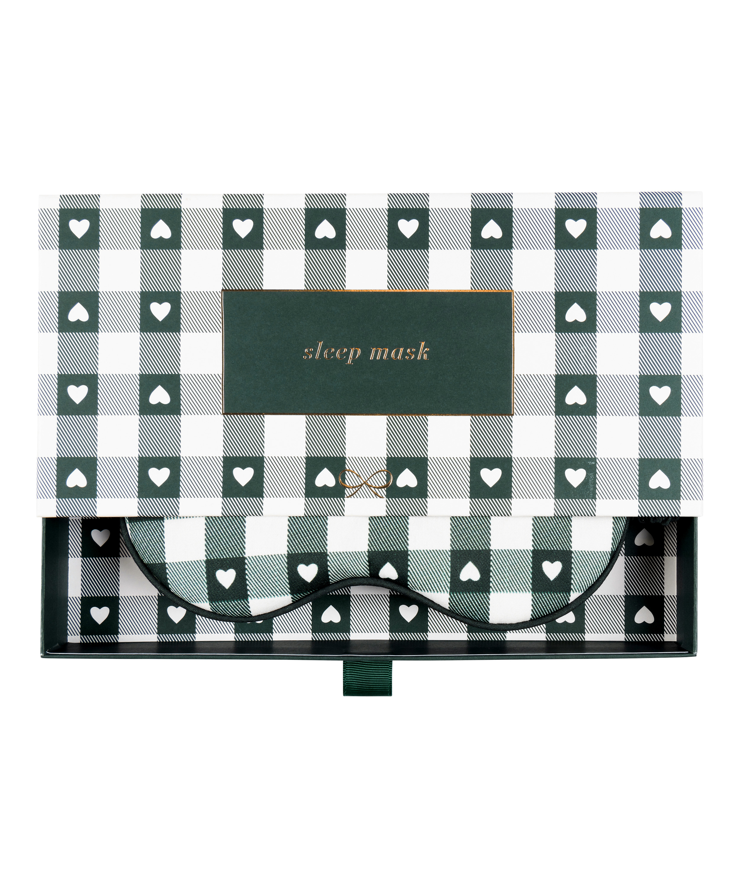 Masque pour les yeux, Vert, main