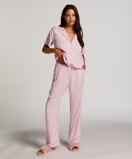 Haut de pyjama, Rose