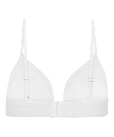 Brassière en coton, Blanc