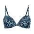 Voorgevormde beugel bikinitop Leo, Blauw