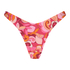 Slip brésilien taille haute Miami, Rose