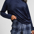 Pyjamaset Velours, Blauw