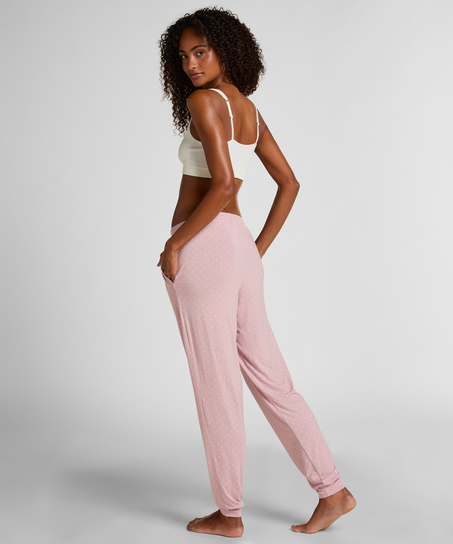 Pyjamabroek Jersey, Roze