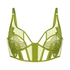 Soutien-gorge à armatures non-préformé longline Billie, Vert