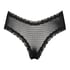 Slip br&eacute;silien V-shape mesh, Noir