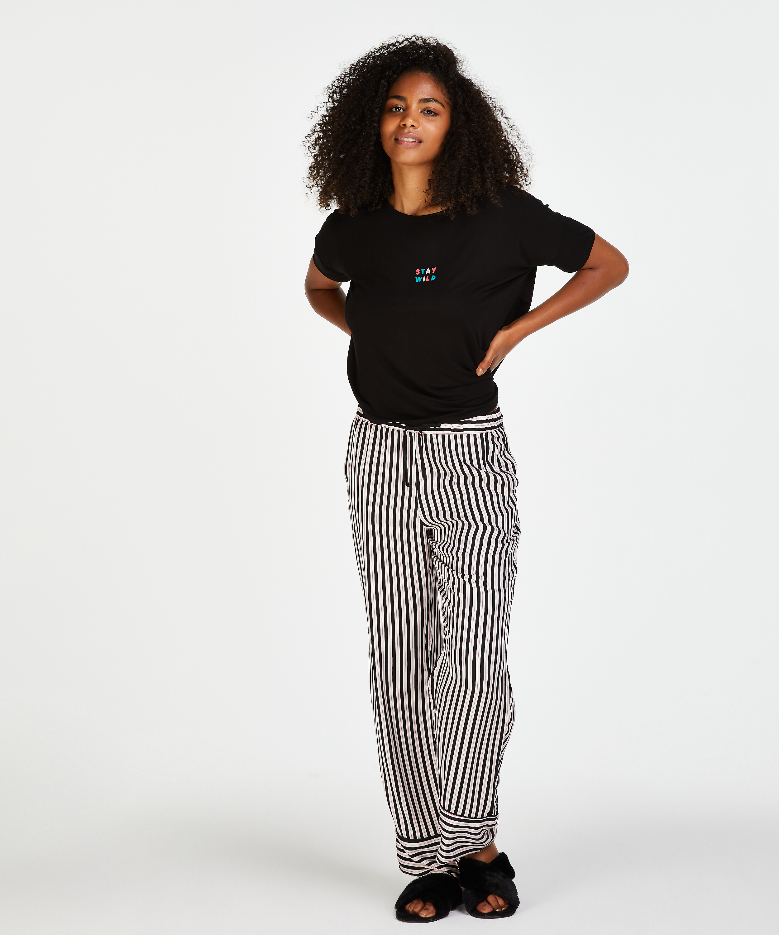 Short woven, Noir, main