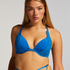 Soutien-gorge à armatures préformé push-up Milaan, Bleu