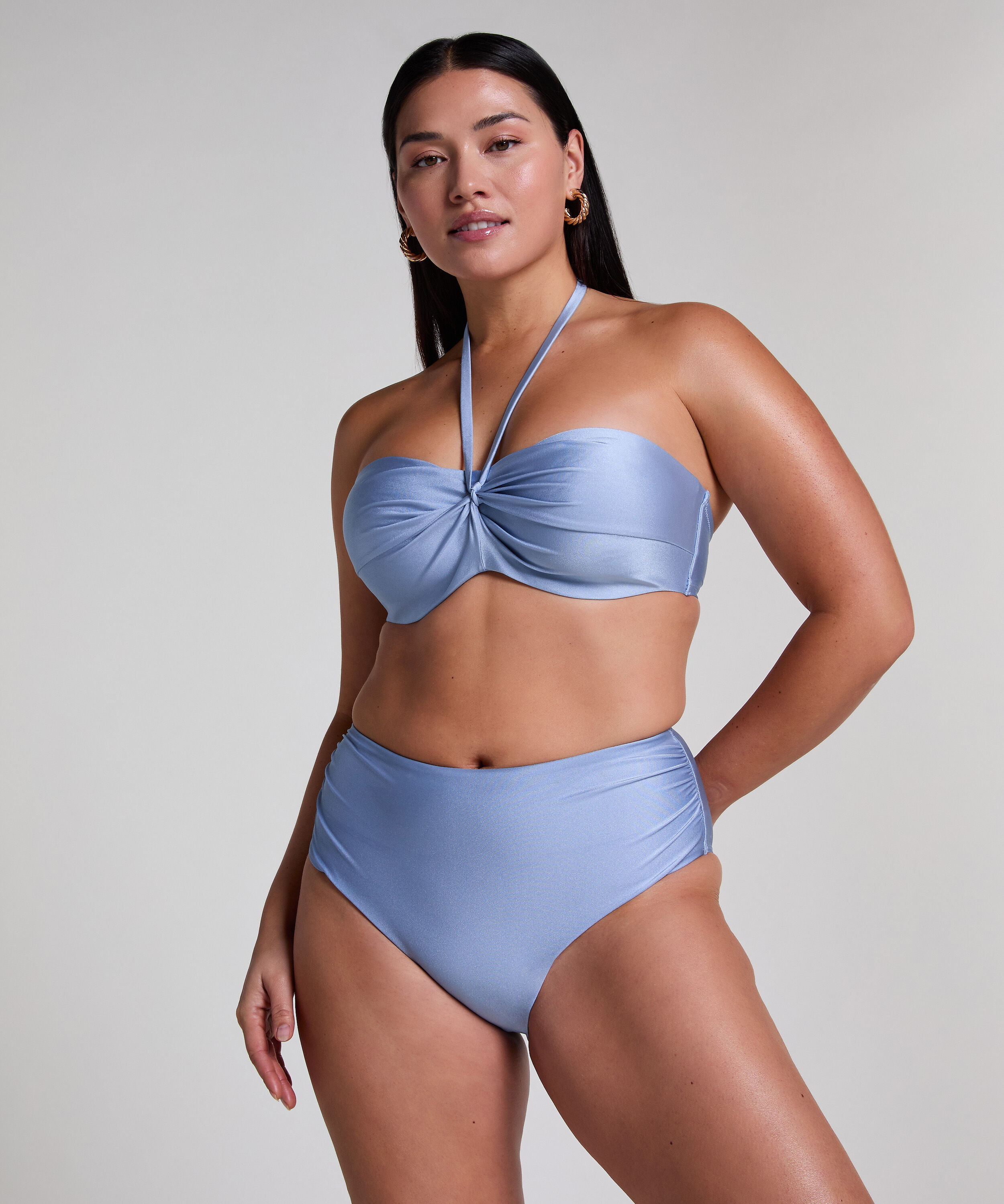 Bas de bikini galbant Honolulu, Bleu Bas de bikini galbant Honolulu, Bleu