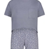 Korte pyjama set, Paars
