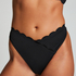 Slip de Bikini &Eacute;chancr&eacute;s Scallop, Noir