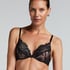 Soutien-gorge à armatures préformé push-up Sia, Noir