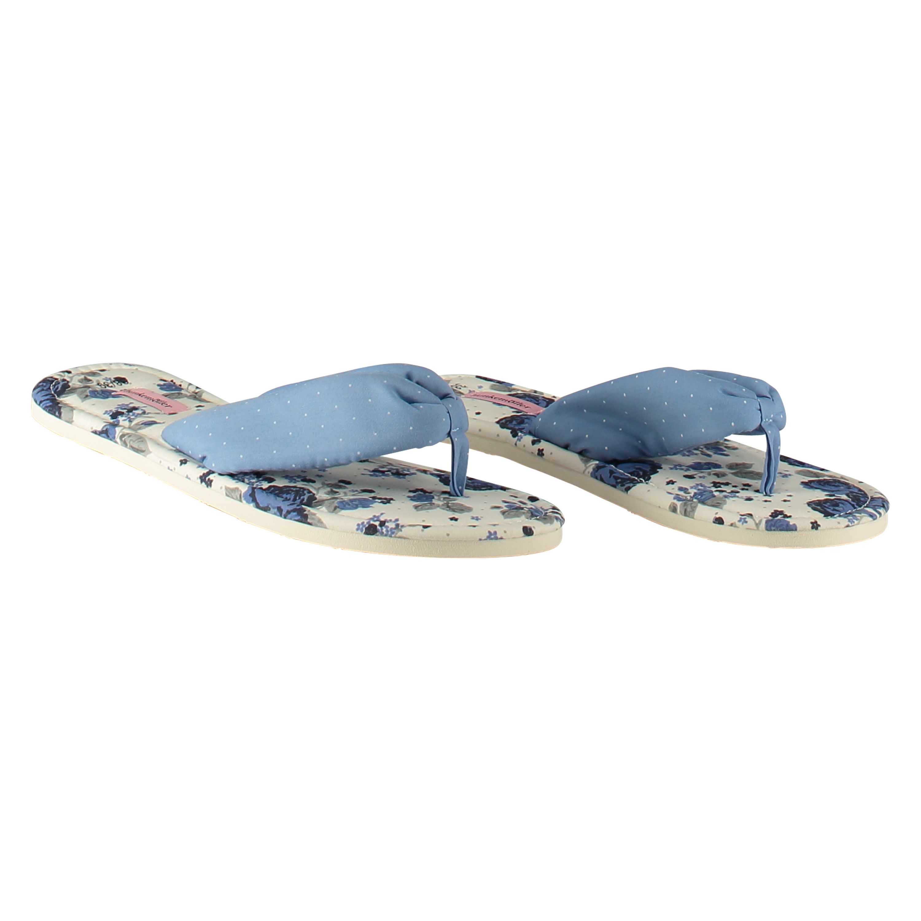 Flip-flops Poplin, Blauw, main