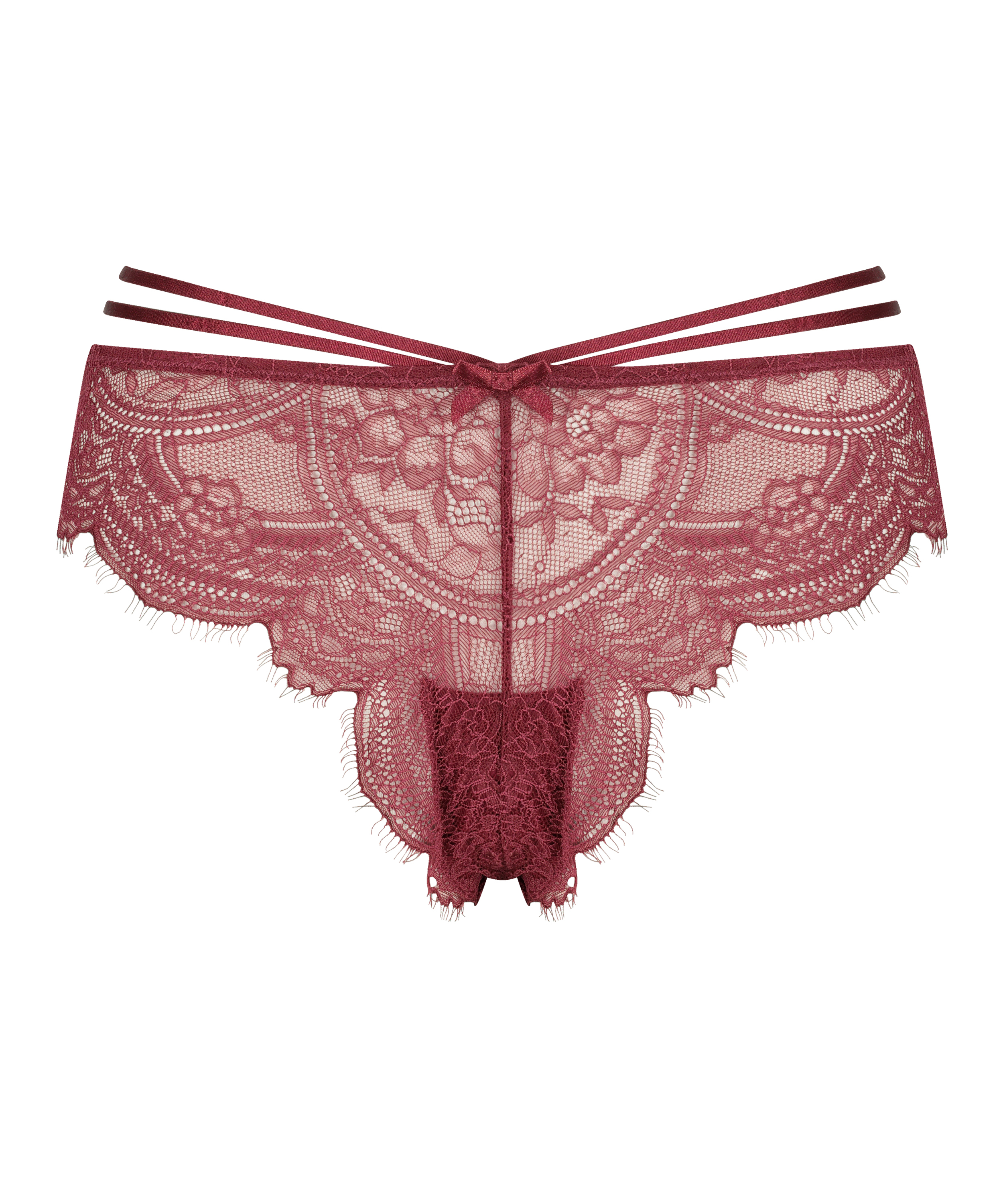 Hoog uitgesneden brazilian Sian, Rood, main