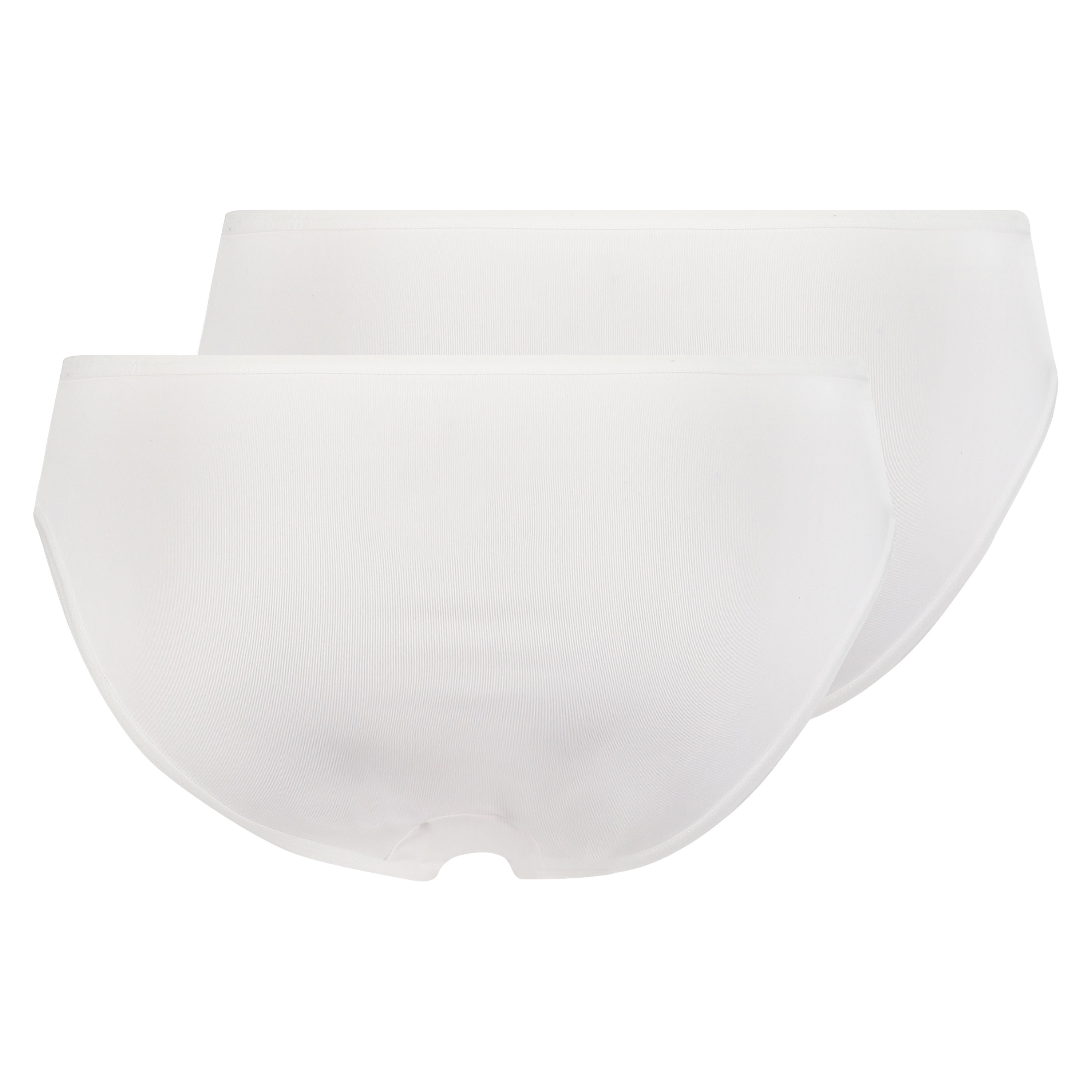 Lot de 2 slip Kim Cotton, Blanc, main