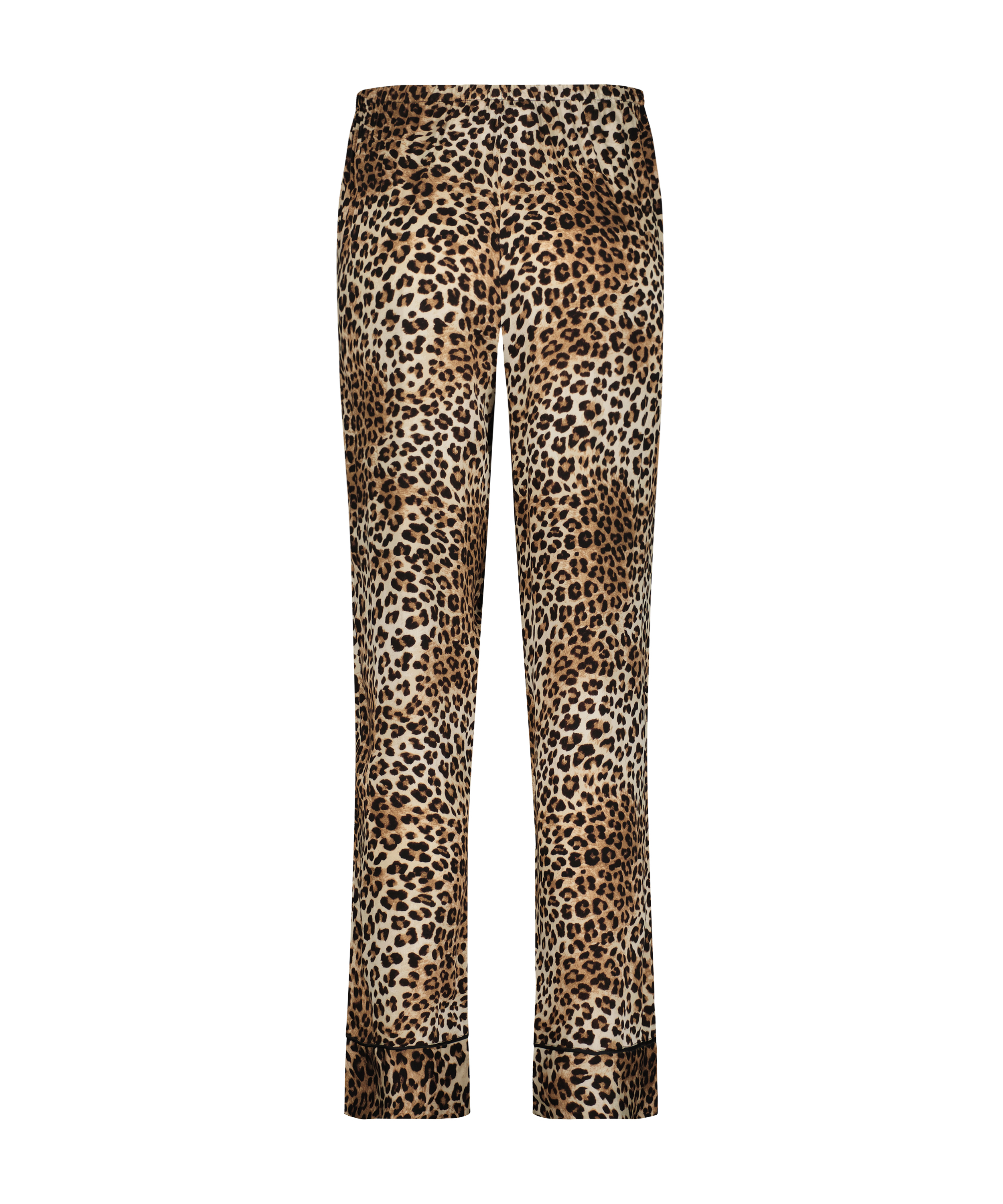 Pantalon Satin, Noir, main