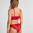 Voorgevormde longline beugel bh Whitney, Rood