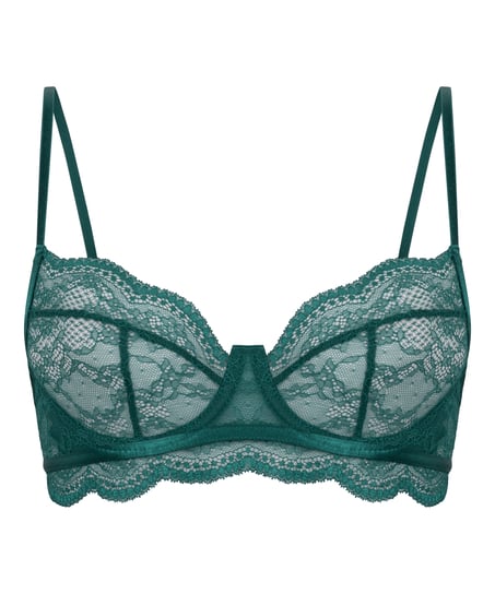 Soutien-gorge non-rembourr&eacute; &agrave; armatures Isabelle, Vert