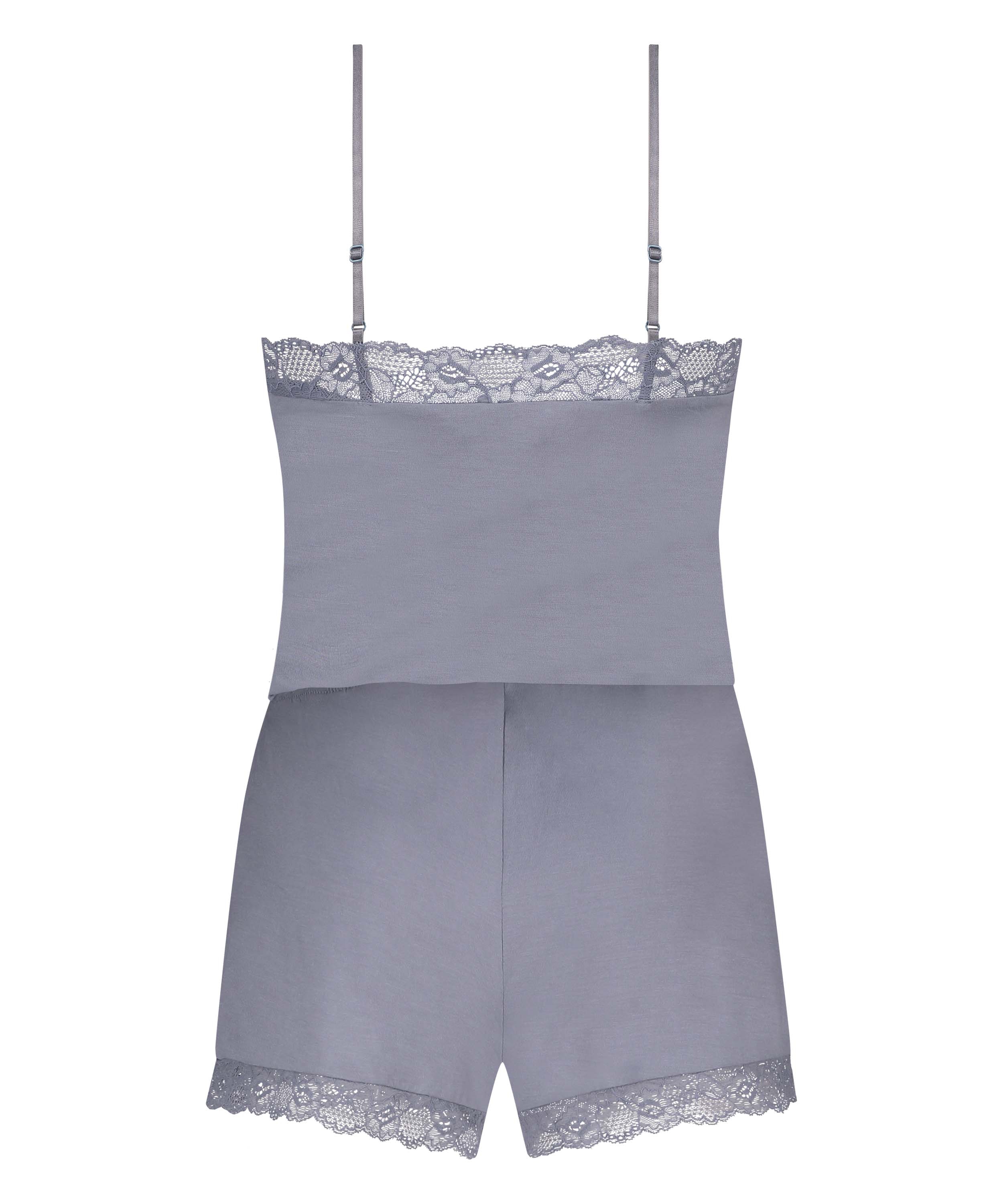 Ensemble de pyjama court Cami, Pourpre, main