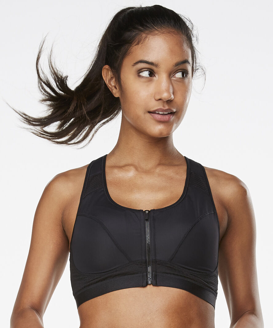HKMX Soutien-gorge de sport The Pro Maintien niveau 3, Noir