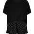 Korte pyjama set, Zwart
