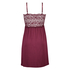 Slipdress Jersey lace, Rood
