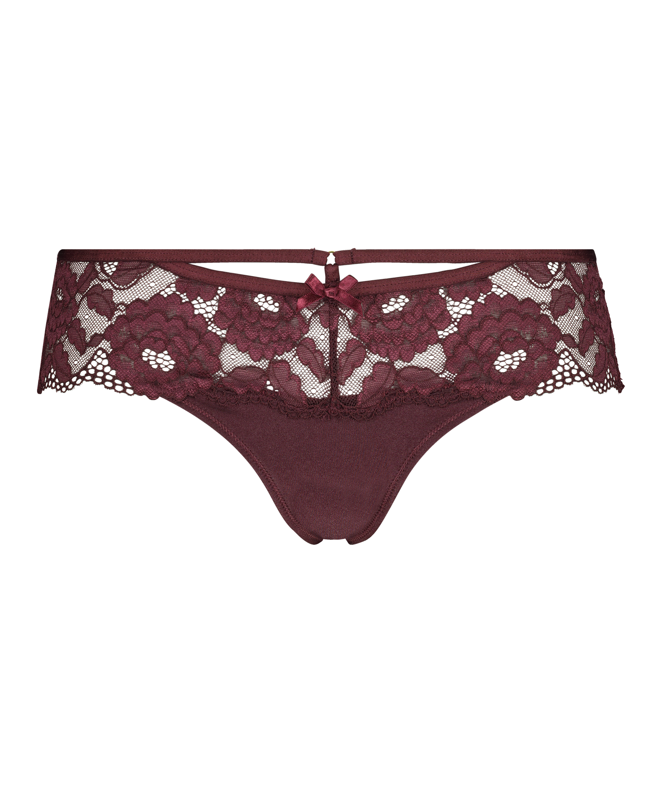 Boxer string Jolie, Rouge, main