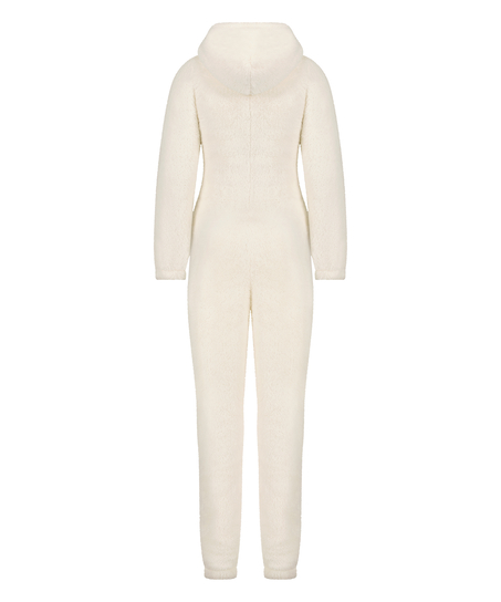 Onesie Fleece, Wit