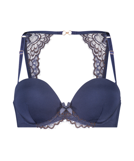Voorgevormde strapless beugel bh Rya, Blauw