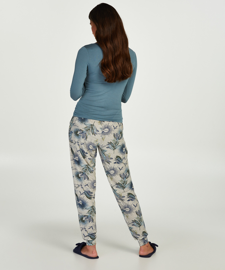 Petite pyjamabroek Jersey, Beige