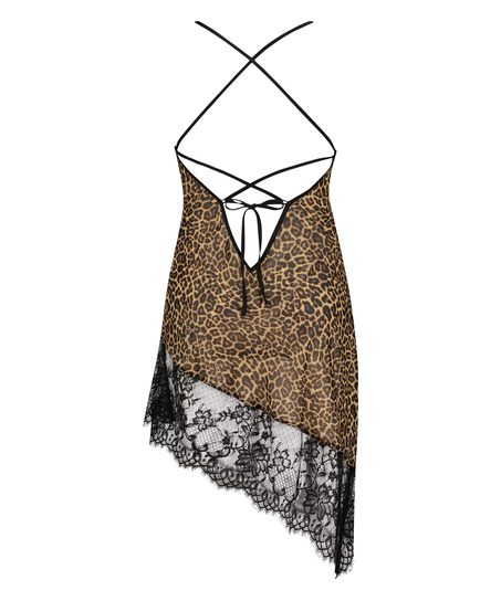 Slipdress Ellie, Zwart