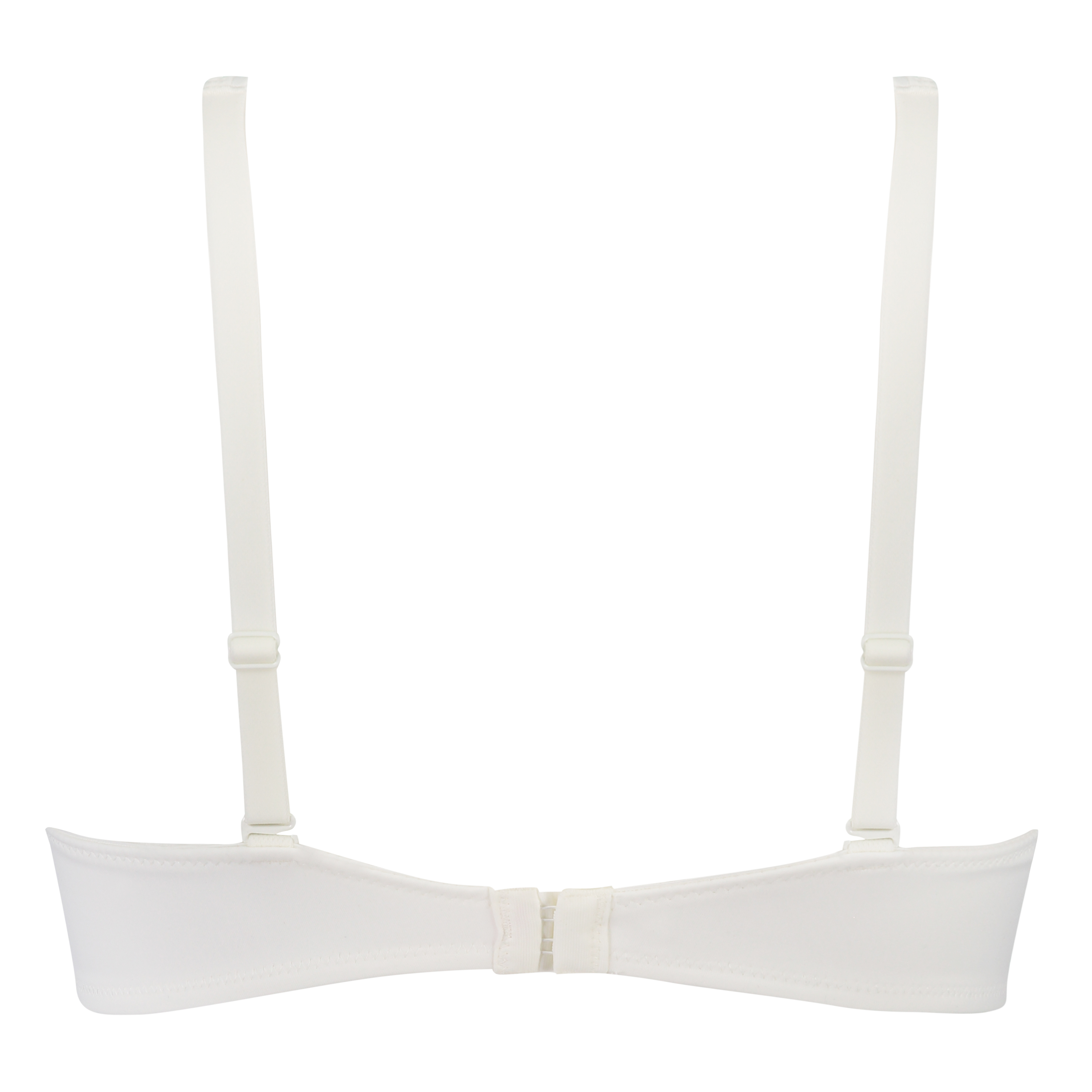 Soutien-gorge à armatures non-préformé Satin fleece, Blanc, main