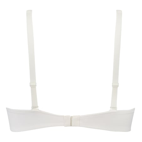 Soutien-gorge à armatures non-préformé Satin fleece, Blanc
