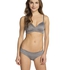 Soutien-gorge sans armatures pr&eacute;form&eacute; Rebecca, Gris