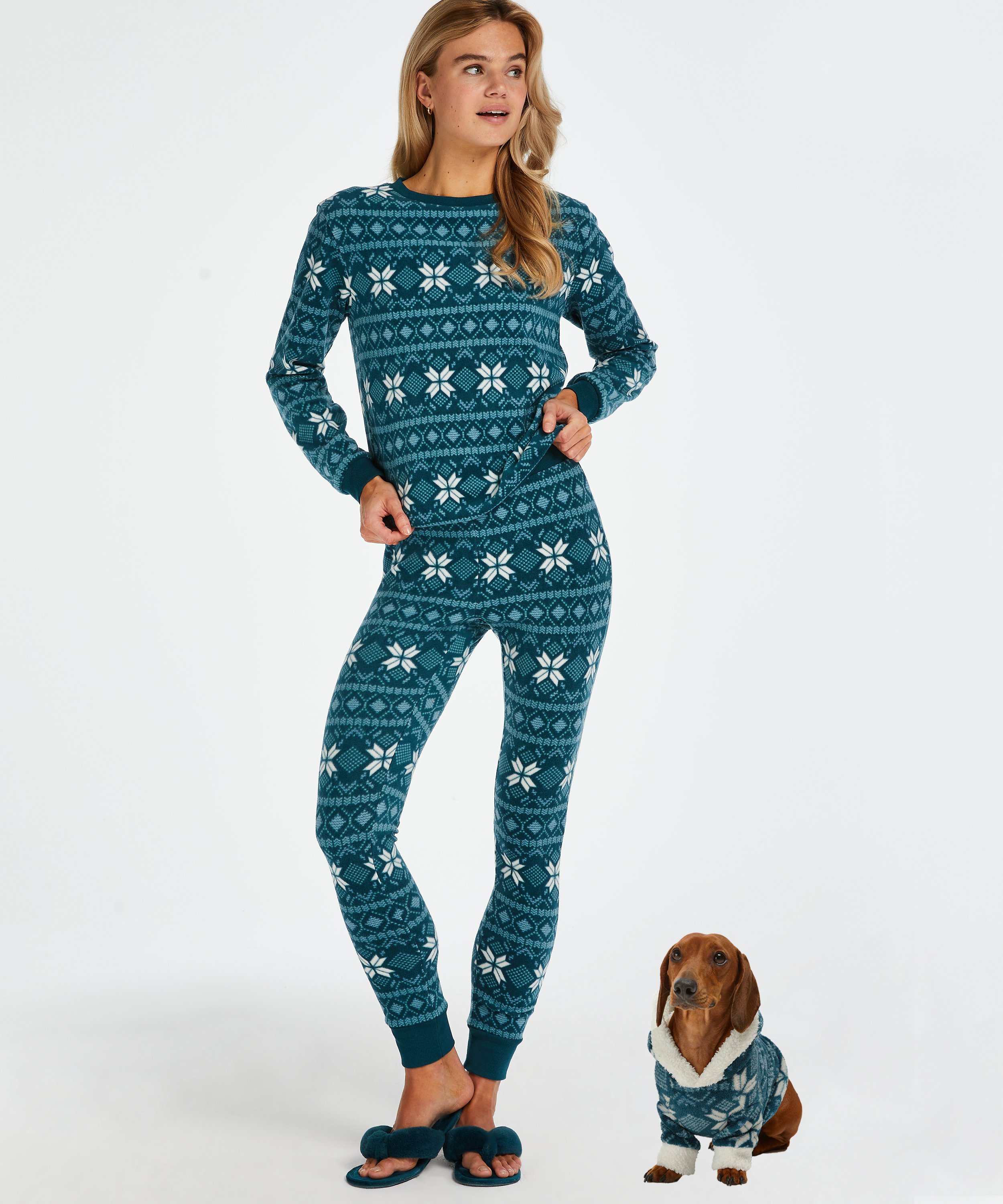 Pyjama Fleece, Bleu, main
